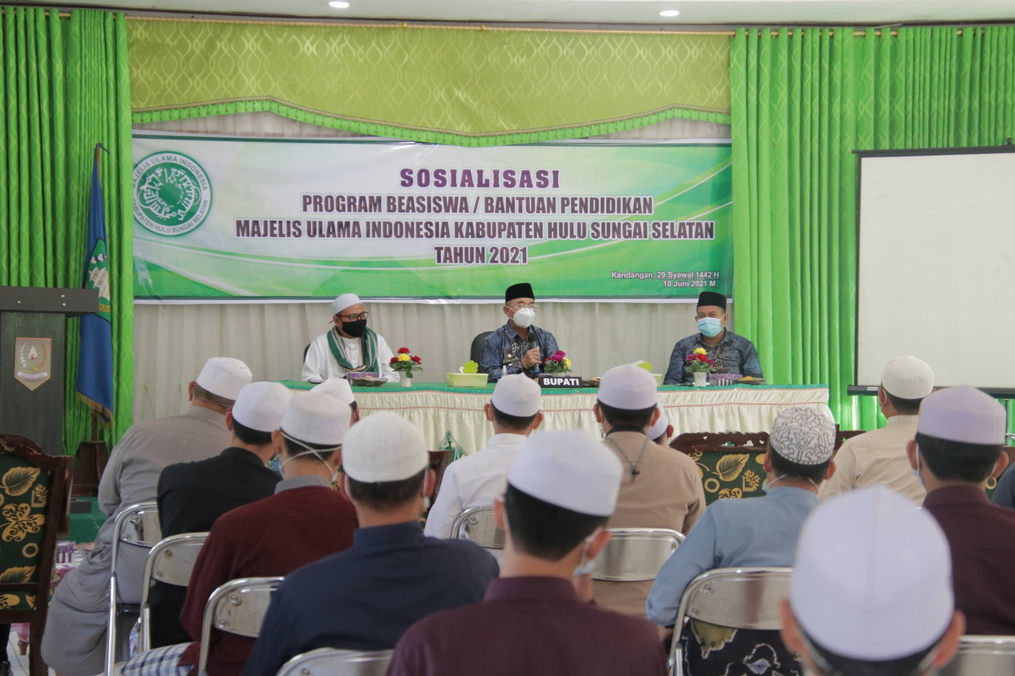 Program Beasiswa Mahasantri, Bupati : Guna Wujudkan Visi dan Misi Kabupaten Hulu Sungai Selatan