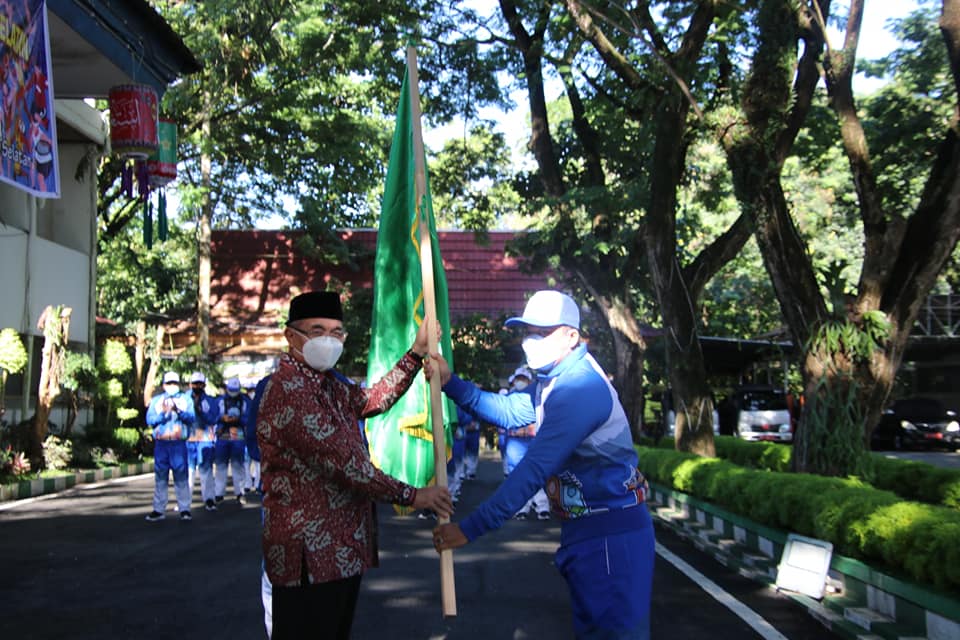 Pemerintah Kab. HSS Mengirimkan 82 Atlet Yang Akan Mengikuti 12 Cabang Olah raga pada Pekan Olah Raga Pelajar Daerah (POPDA) tahun 2021