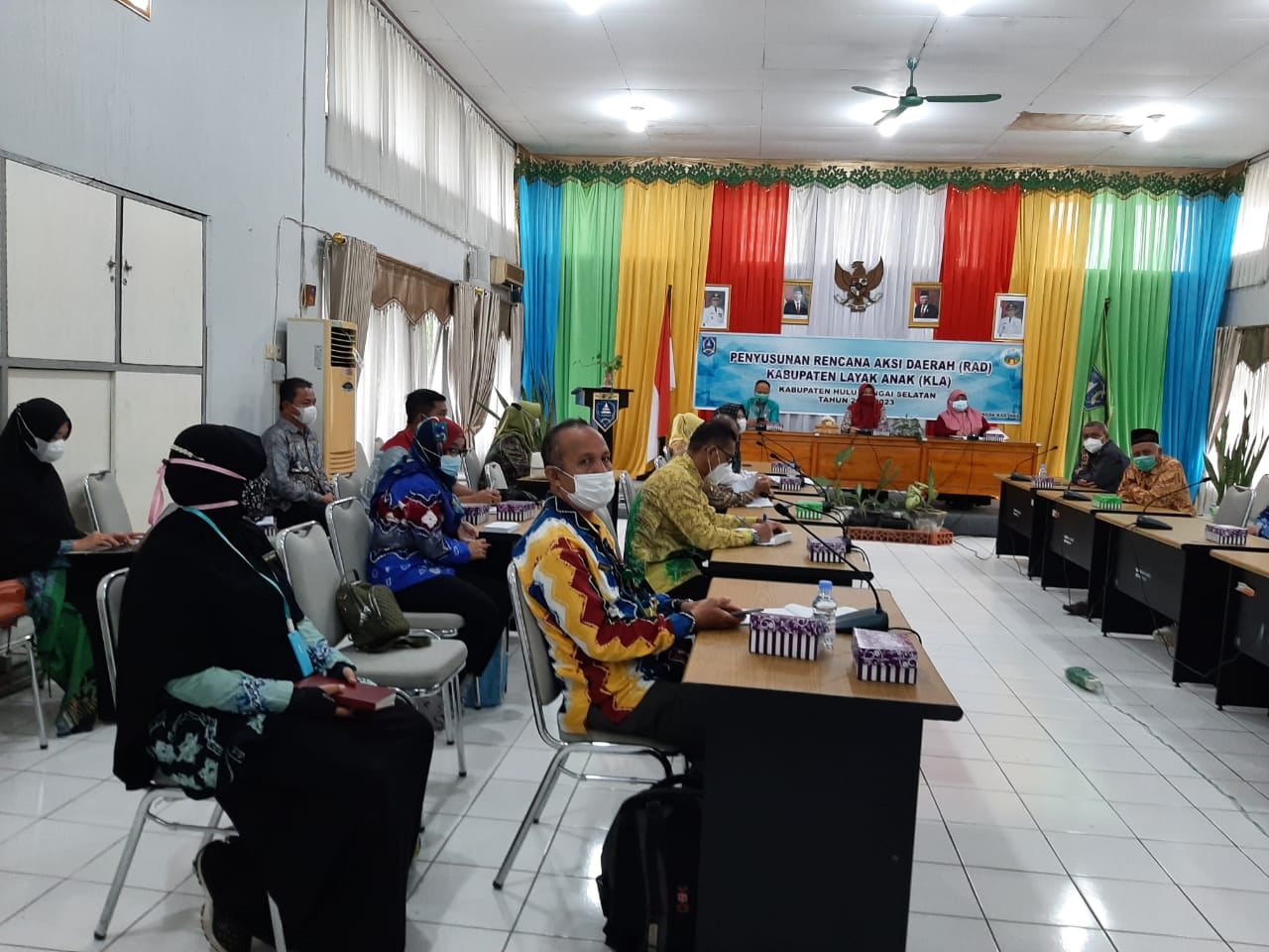 Penyusunan Rancangan Awal RAD KLA Kab. HSS sebagai upaya mewujudkan Kabupaten/Kota Layak Anak di Kab. HSS