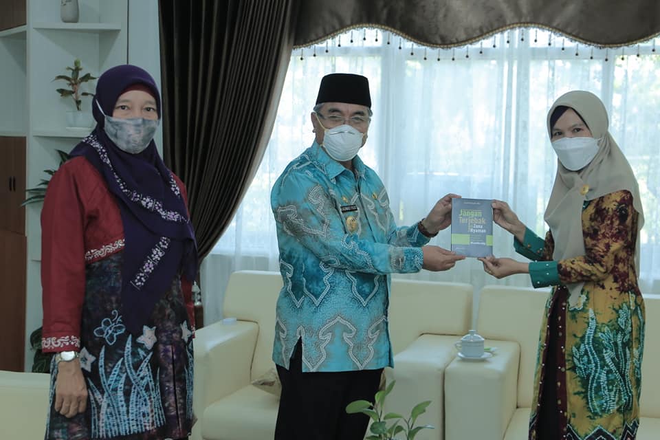 Bupati HSS menerima silaturrahmi sekaligus koordinasi dari Ketua Pengadilan Agama Kandangan