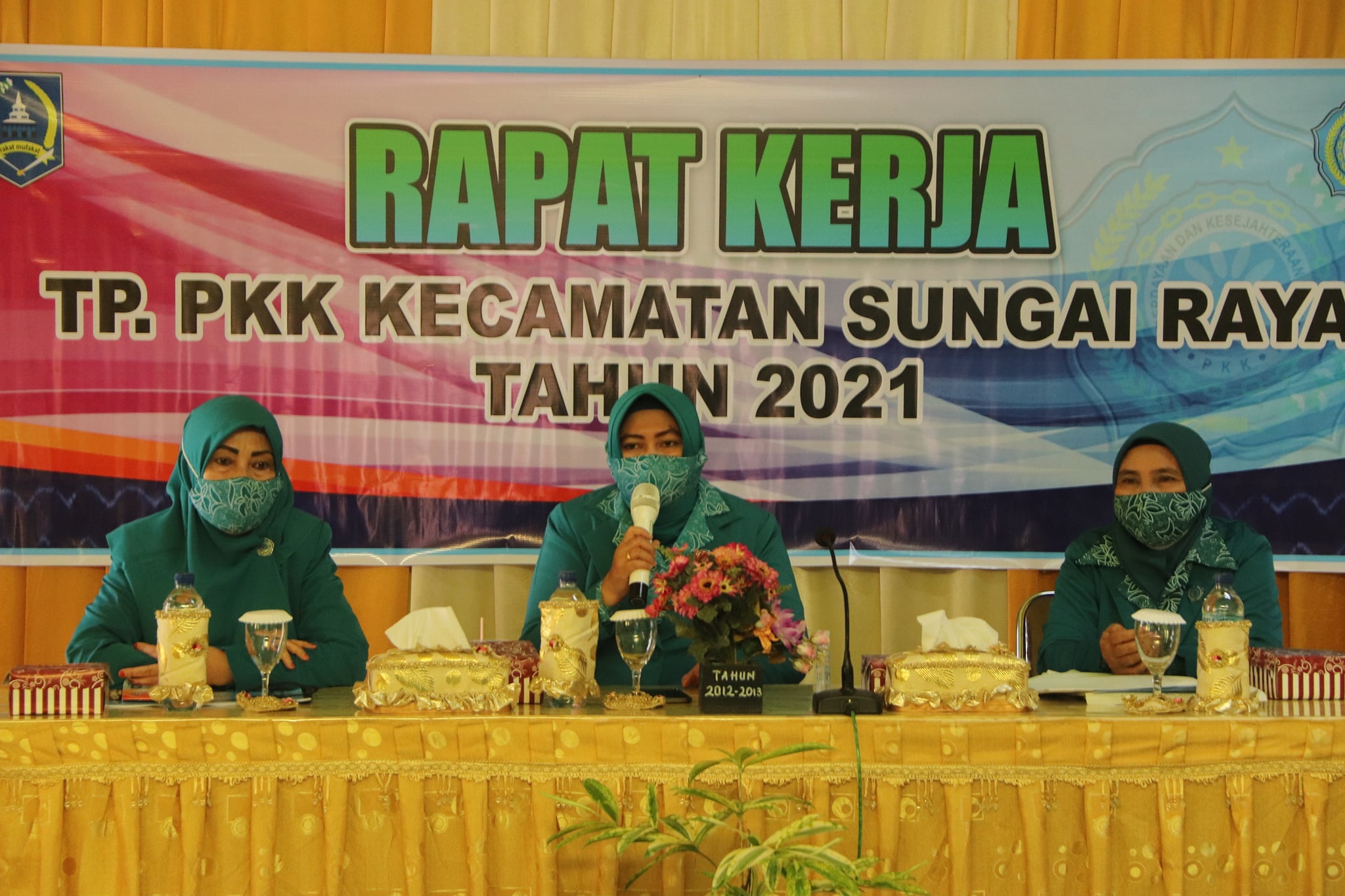 MANTAPKAN KUALITAS PROGRAM KERJA, TP. PKK KECAMATAN SUNGAI RAYA GELAR RAKER
