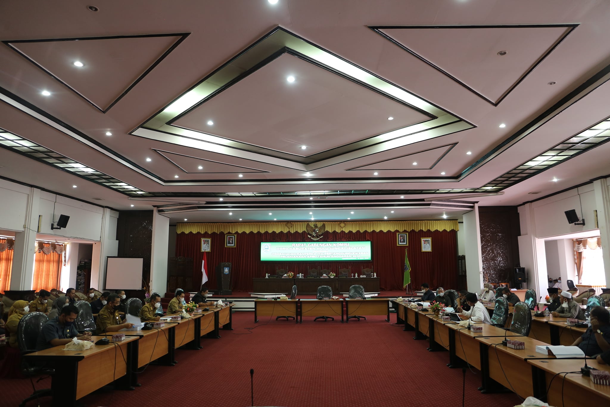 Rapat Pembahasan Ranperda Pertanggungjawaban Pelaksanaan APBD TA 2020