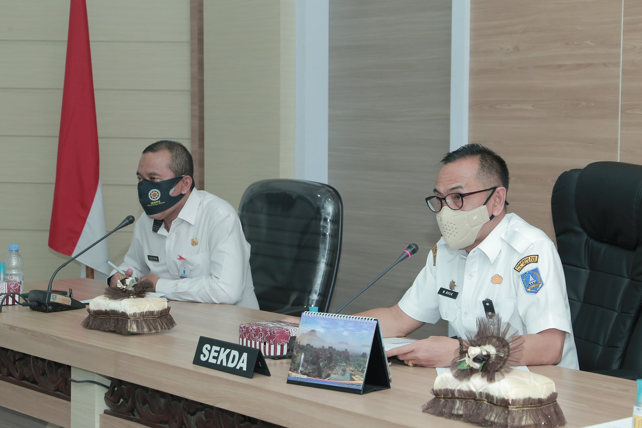 SEKDA KABUPATEN HSS PIMPIN RAPAT PERSIAPAN DAN PEMBENTUKAN PANITIA HUT RI KE-76