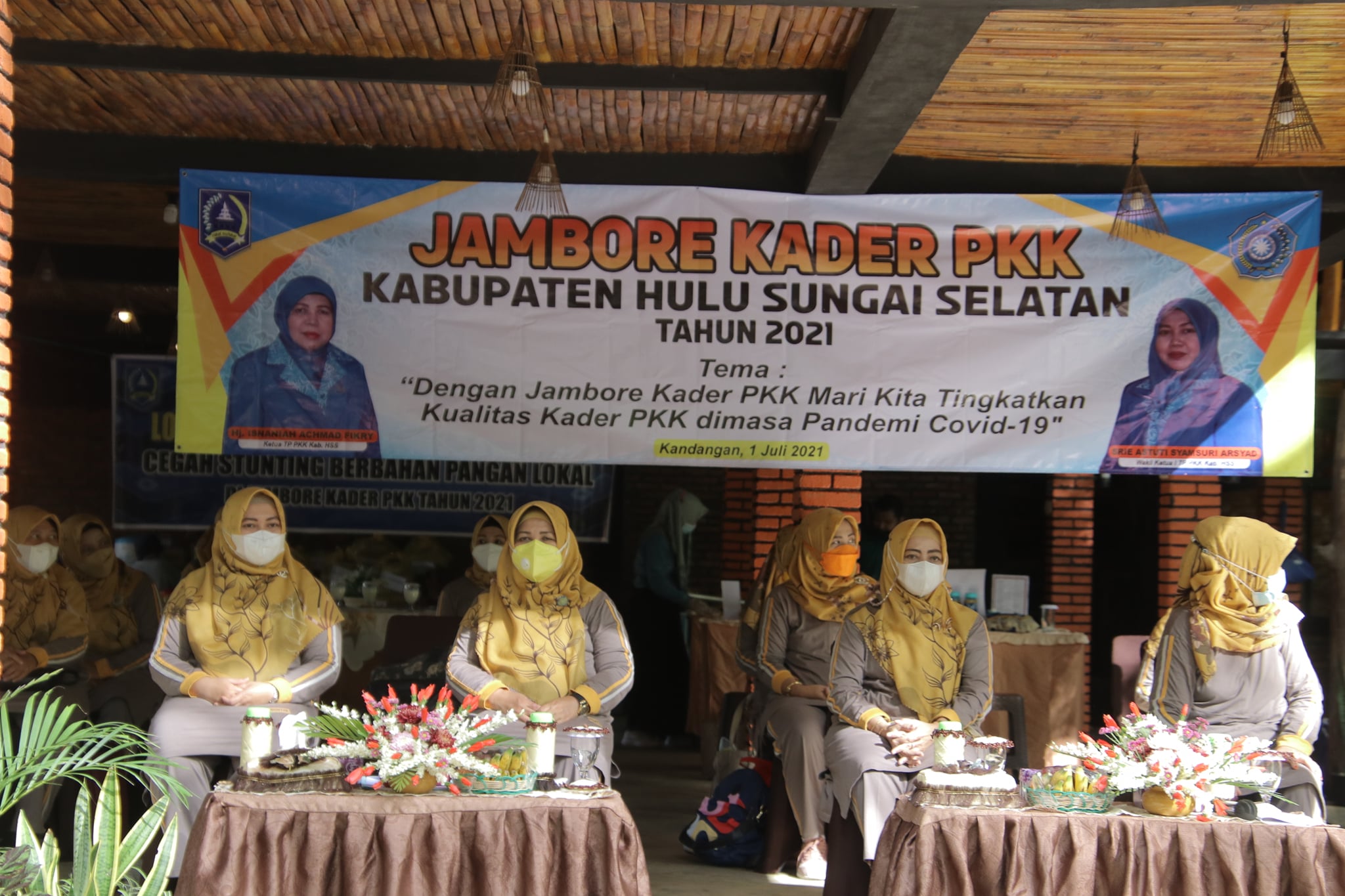 TINGKATKAN KEBERSAMAAN DAN KUALITAS KADER, TP PKK KAB. HSS ADAKAN JAMBORE