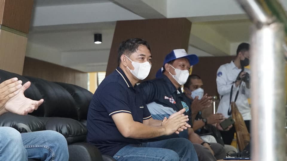 Wakil Bupati HSS Melanjutkan Kunjungannya ke Kontingen Kab. HSS Cabang Olahraga Tinju yang dilaksanakan di Wisma Mentari