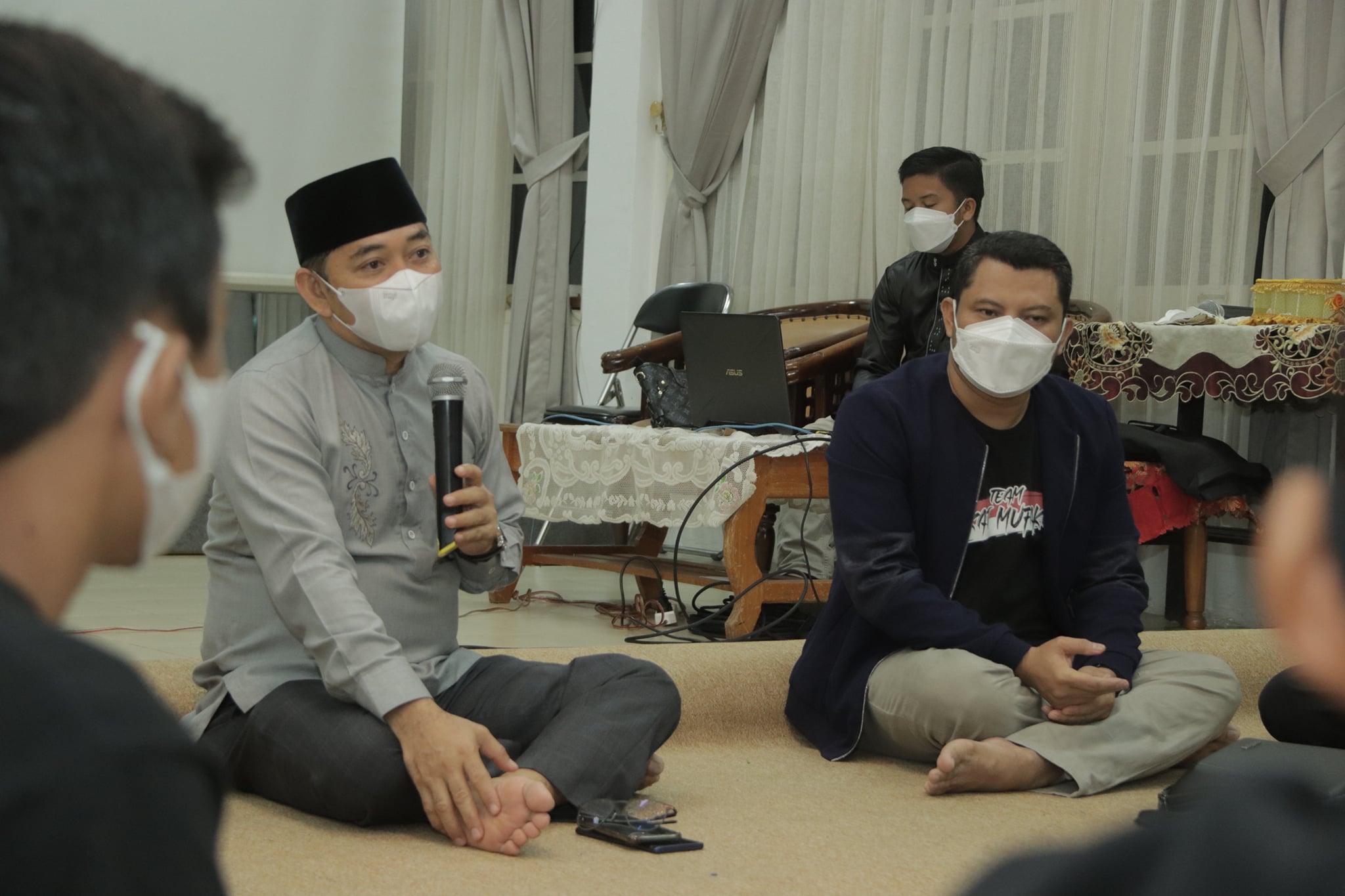 Wakil Bupati HSS menghadiri pembubaran Tim Rakat Mufakat yang telah mengikuti event Kejurprov Esports