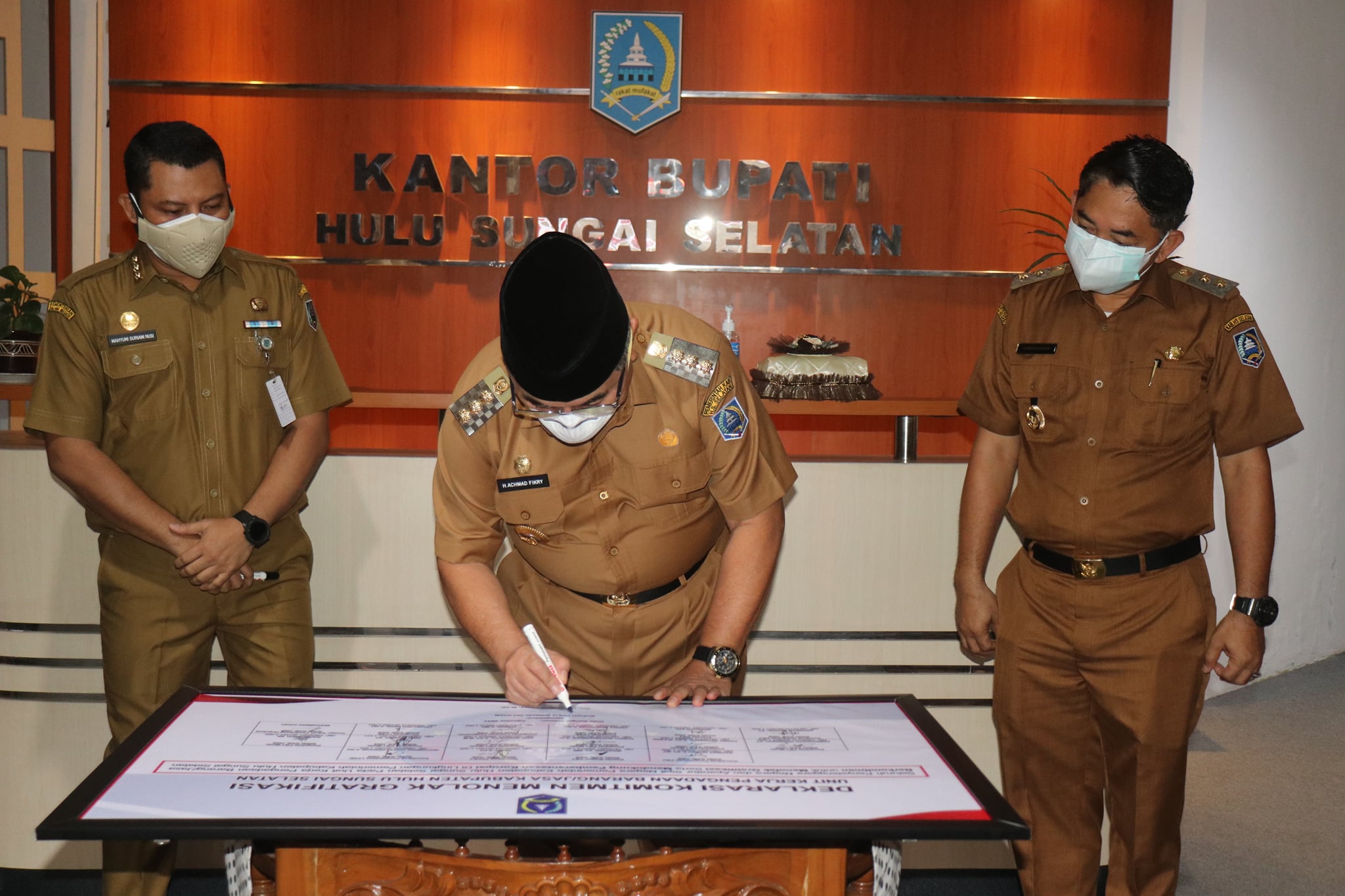 UKPBJ Deklarasikan Komitmen Menolak Gratifikasi