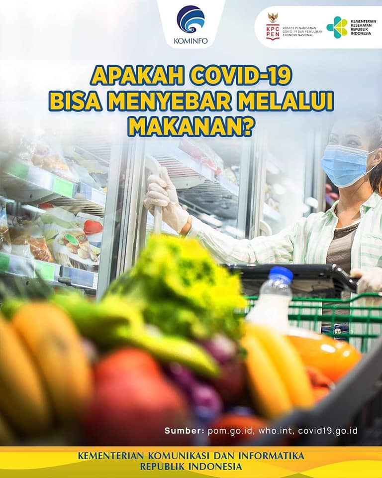 Apakah COVID-19 Bisa Menyebar Melalui makanan?