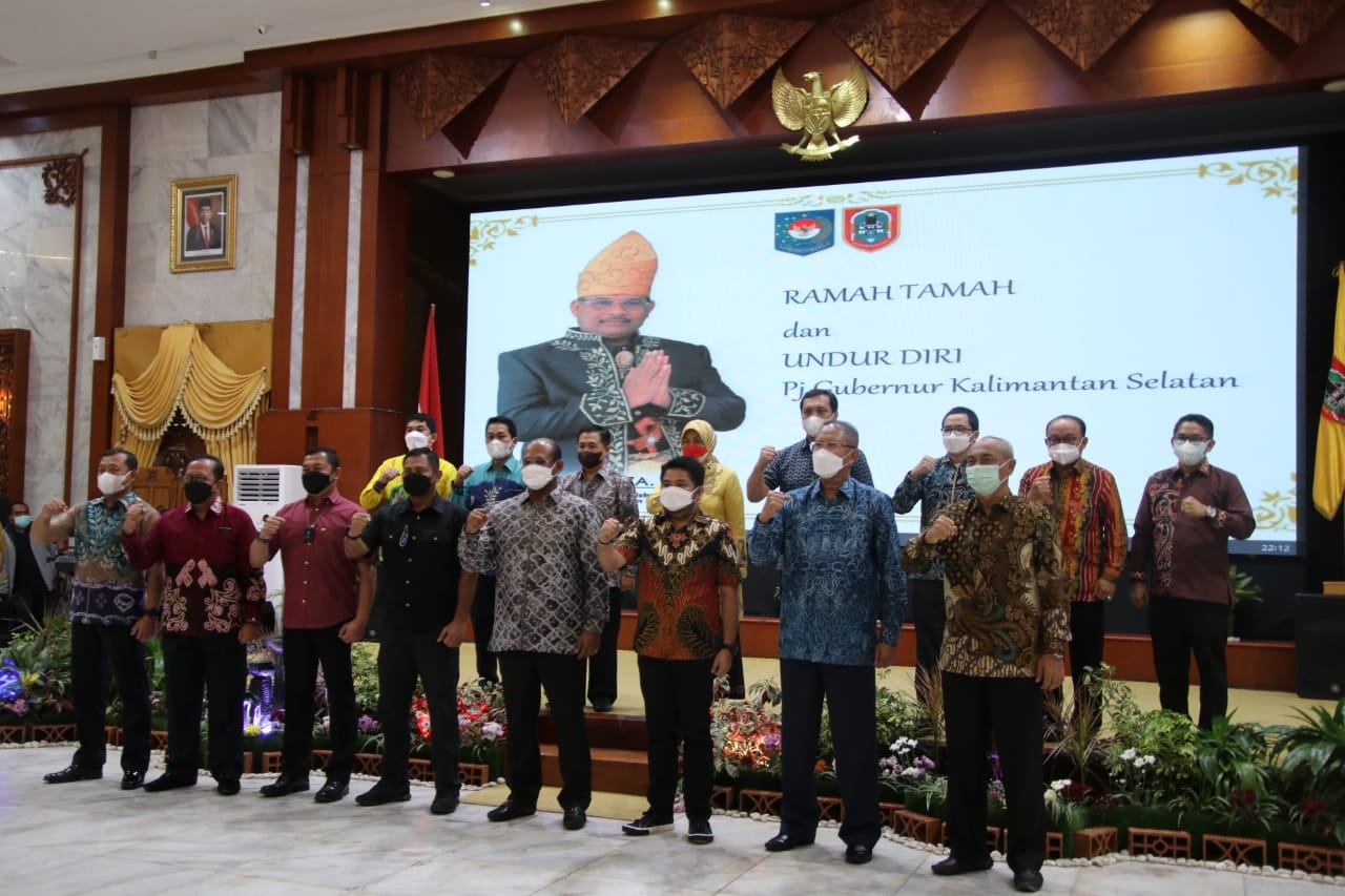 Wakil Bupati HSS Hadiri Ramah Tamah Undur Diri Pj. Gubernur Kalsel