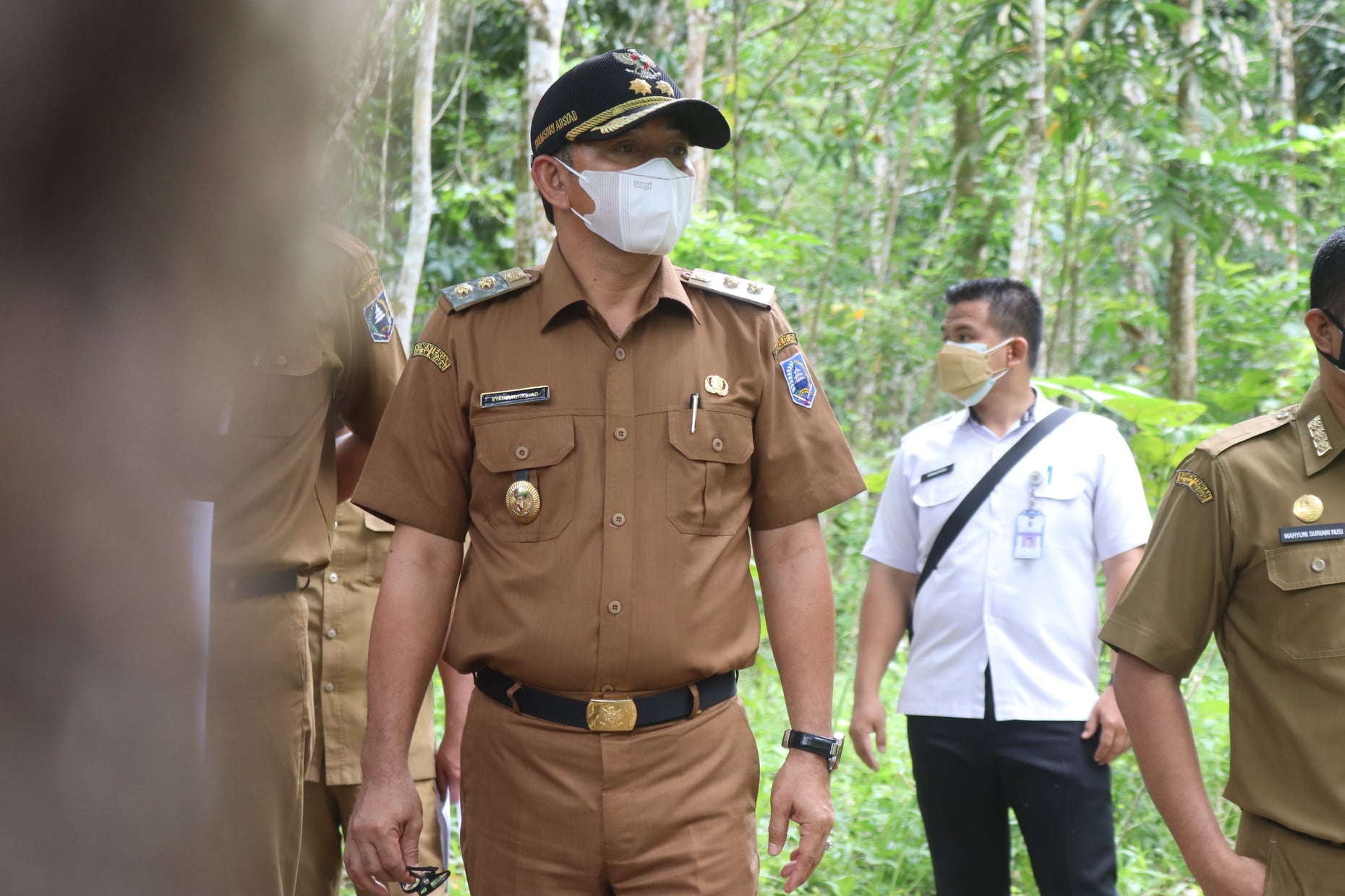 Monev Pembangunan, Wakil Bupati HSS Tinjau Langsung Ke Lokasi