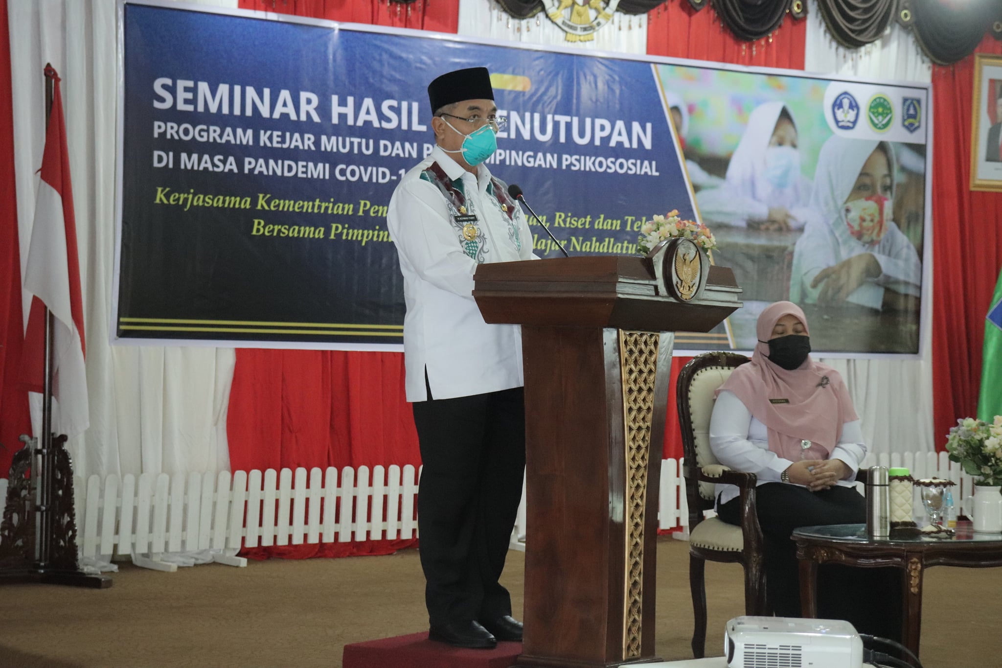 Program Kejar Mutu dan Pendampingan Psikososial di Masa Pandemi Covid-19 di Kab. HSS Resmi Ditutup Bupati HSS