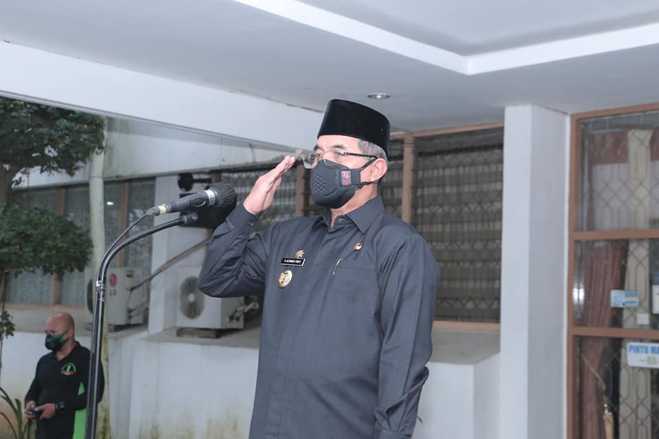 BUPATI HSS MENJADI INSPEKTUR UPACARA PERINGATAN KE 61 HARI UNDANG UNDANG POKOK AGRARIA