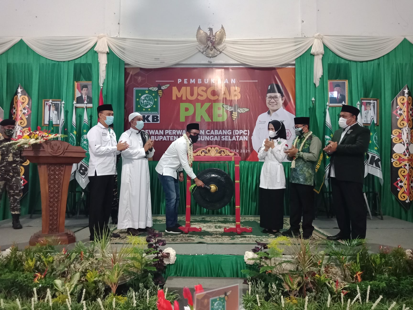 Wakil Bupati HSS Hadiri Pembukaan Muscab PKB Kab. HSS Periode 2021-2026