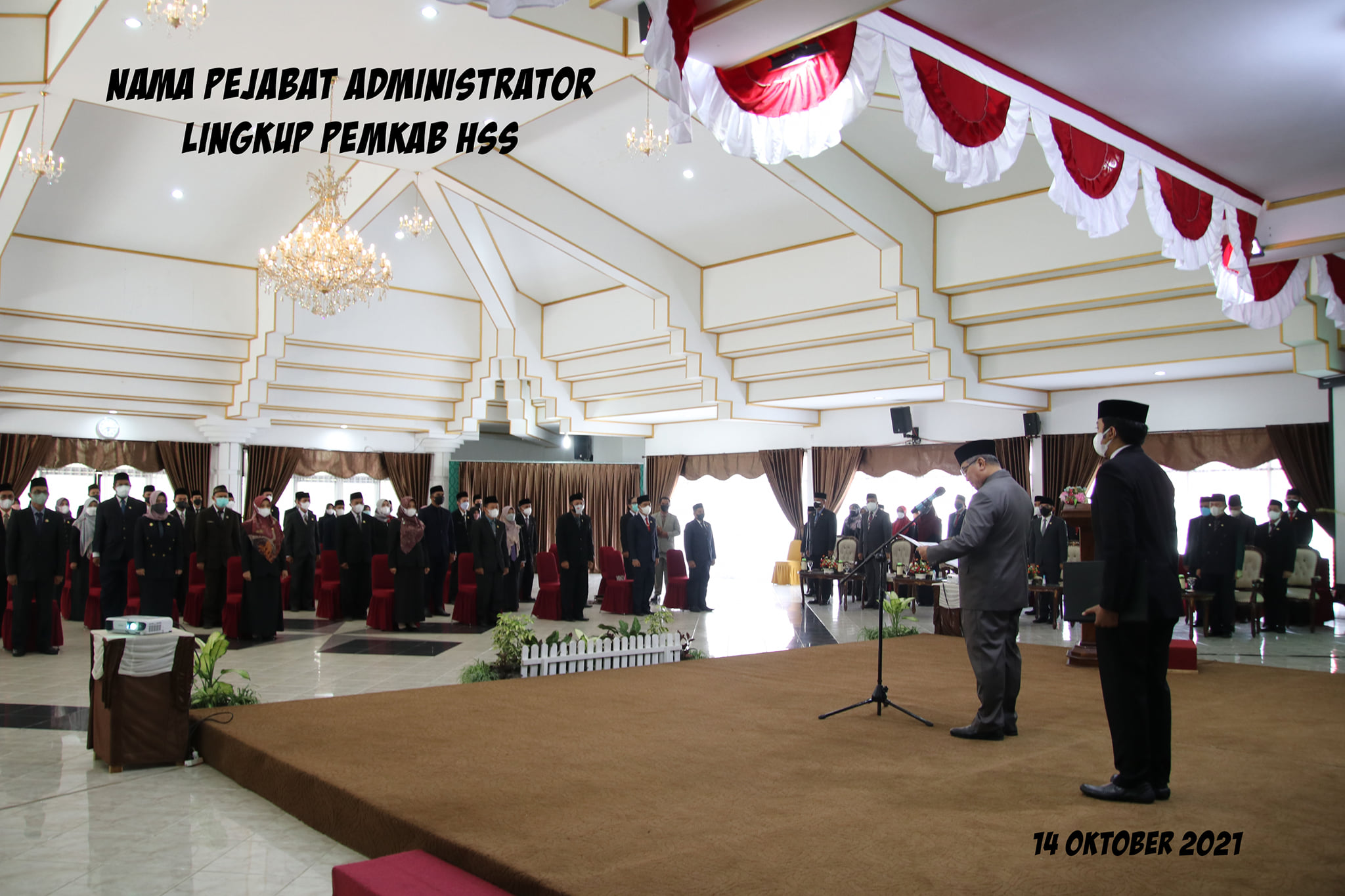 JABATAN BARU PEJABAT ADMINISTRATOR LINGKUNGAN PEMKAB HSS