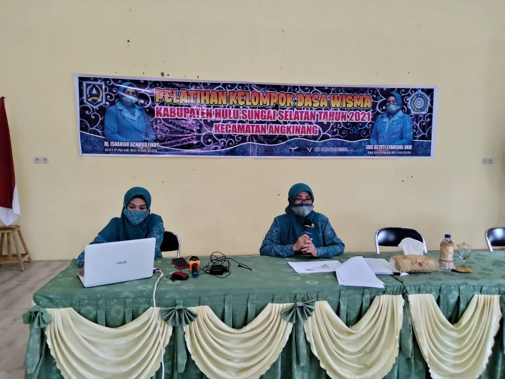 PELATIHAN DASA WISMA PKK DI KECAMATAN ANGKINANG
