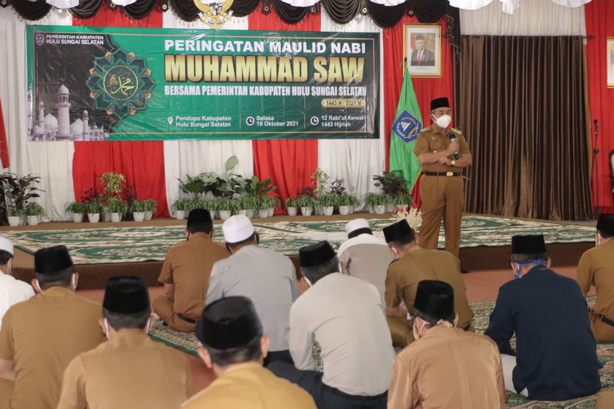PEMKAB HSS PERINGATI MAULIDIRRASUL 1443 H, SECARA SEDERHANA