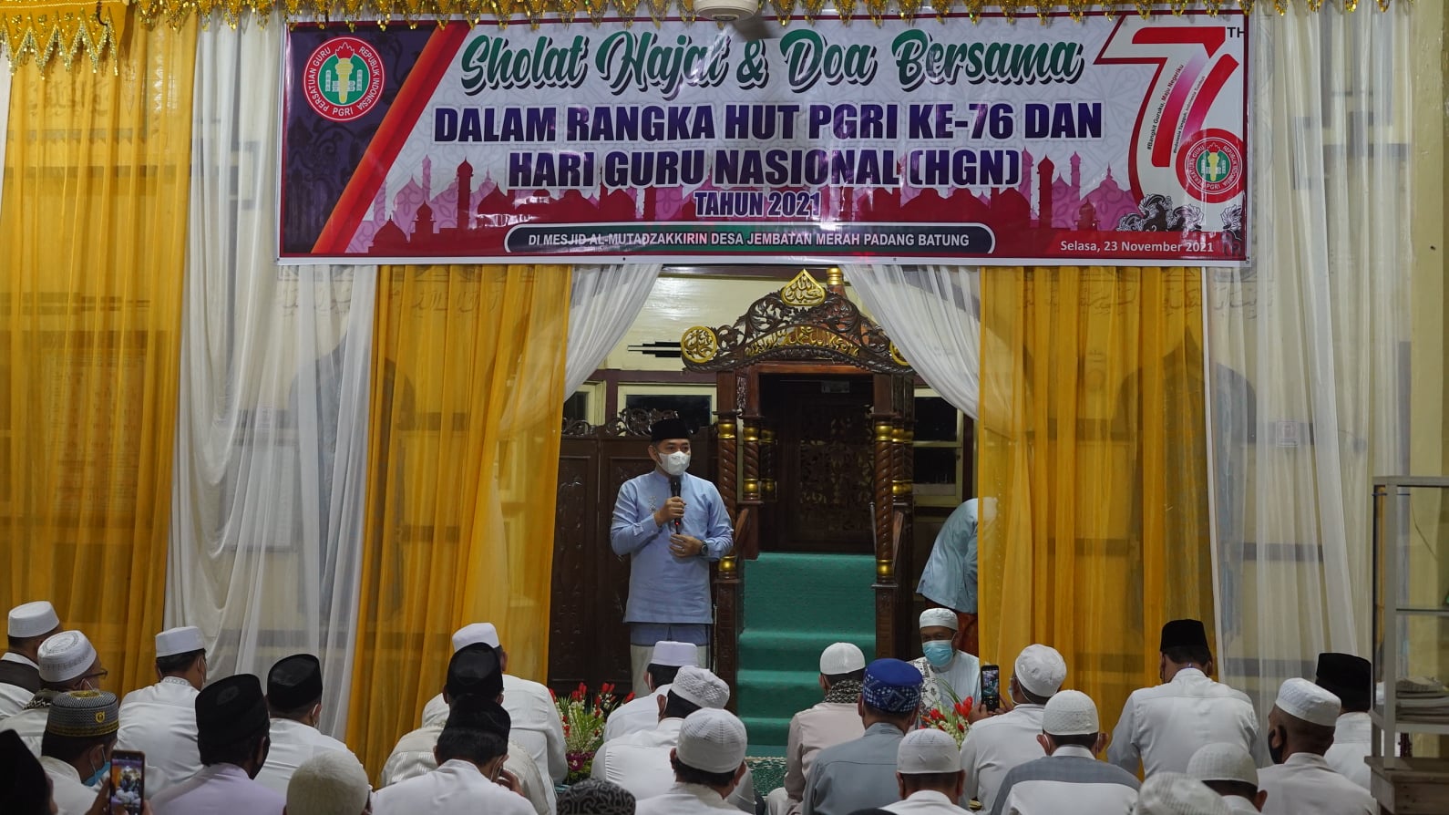 Wakil Bupati HSS Syamsuri Arsyad S.AP M.A ikuti kegiatan Shalat Hajat dan Doa Bersama