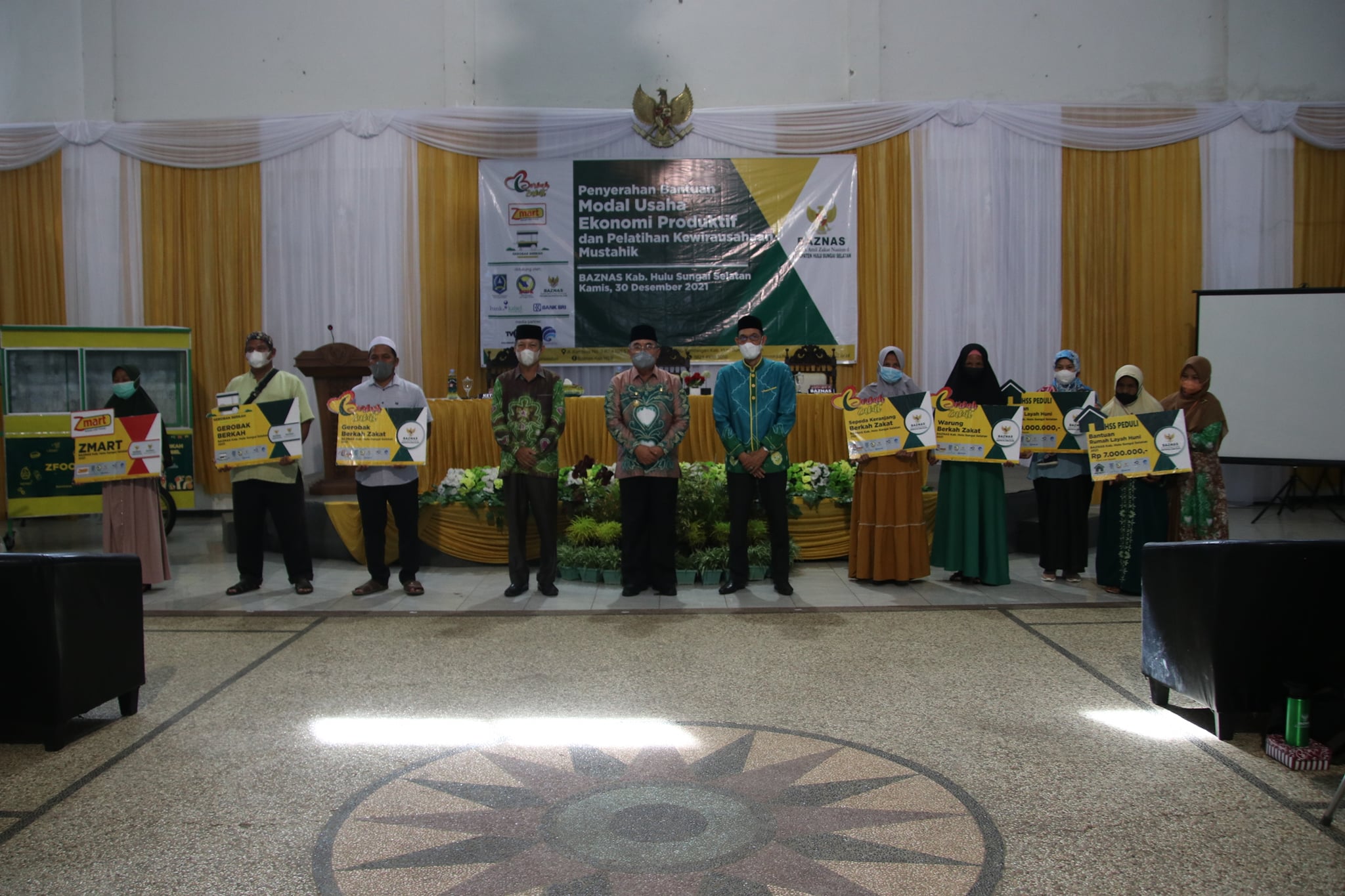 BAZNAS HSS SALURKAN BANTUAN UEP UNTUK MASYARAKAT