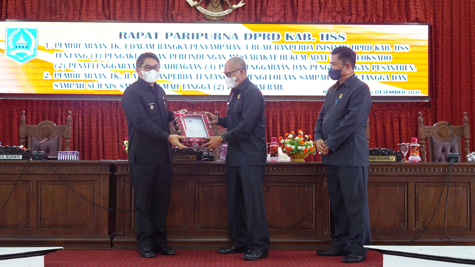 DPRD HSS AJUKAN 3 BUAH RAPERDA INISIATIF