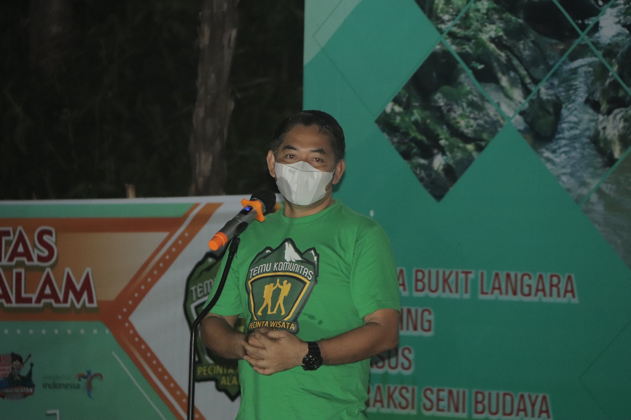 Wakil Bupati Hulu Sungai Selatan hadiri malam ramah tamah dengan peserta Komunitas Pecinta Alam Se-Kalimantan Selatan Tahun 2021