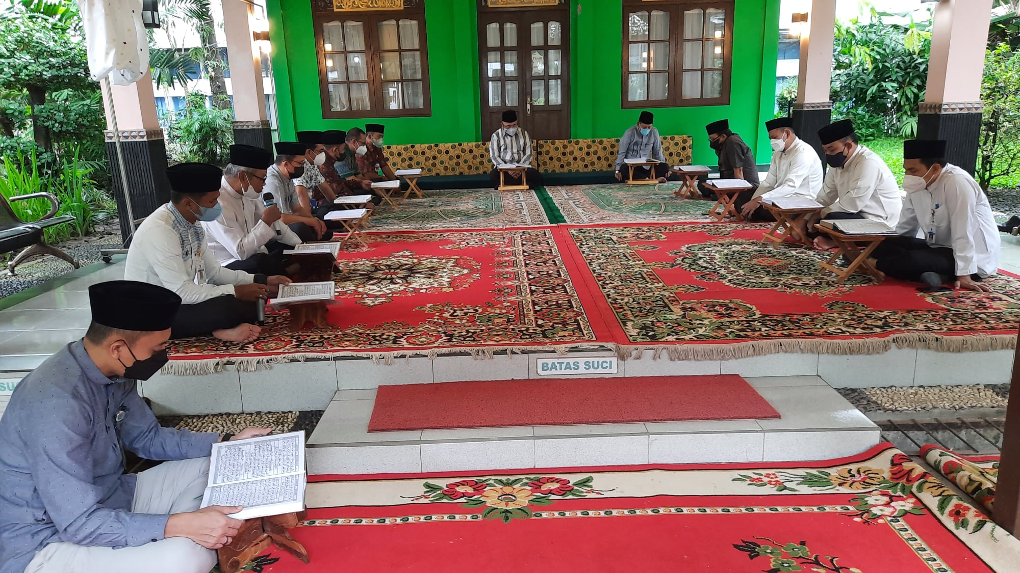 KEGIATAN RUTIN KHATAMAN MASSAL PEMKAB HSS LINGKUP SETDA EDISI JANUARI 2022