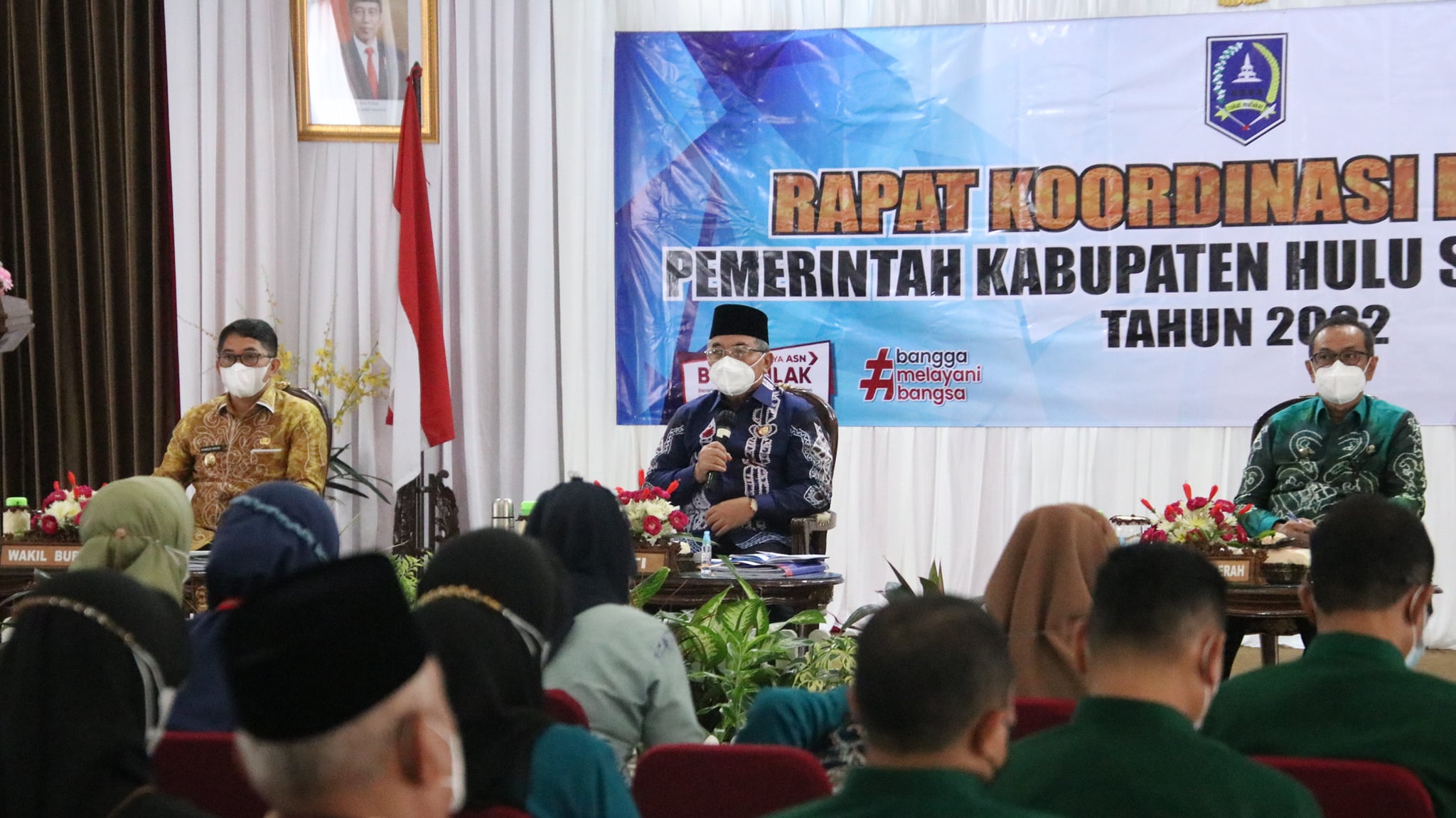 Pemerintah Kabupaten Hulu Sungai Selatan menggelar Rapat Koordinasi Lengkap, dipimpin Bupati Hulu Sungai Selatan Drs. H. Achmad Fikry, M.AP