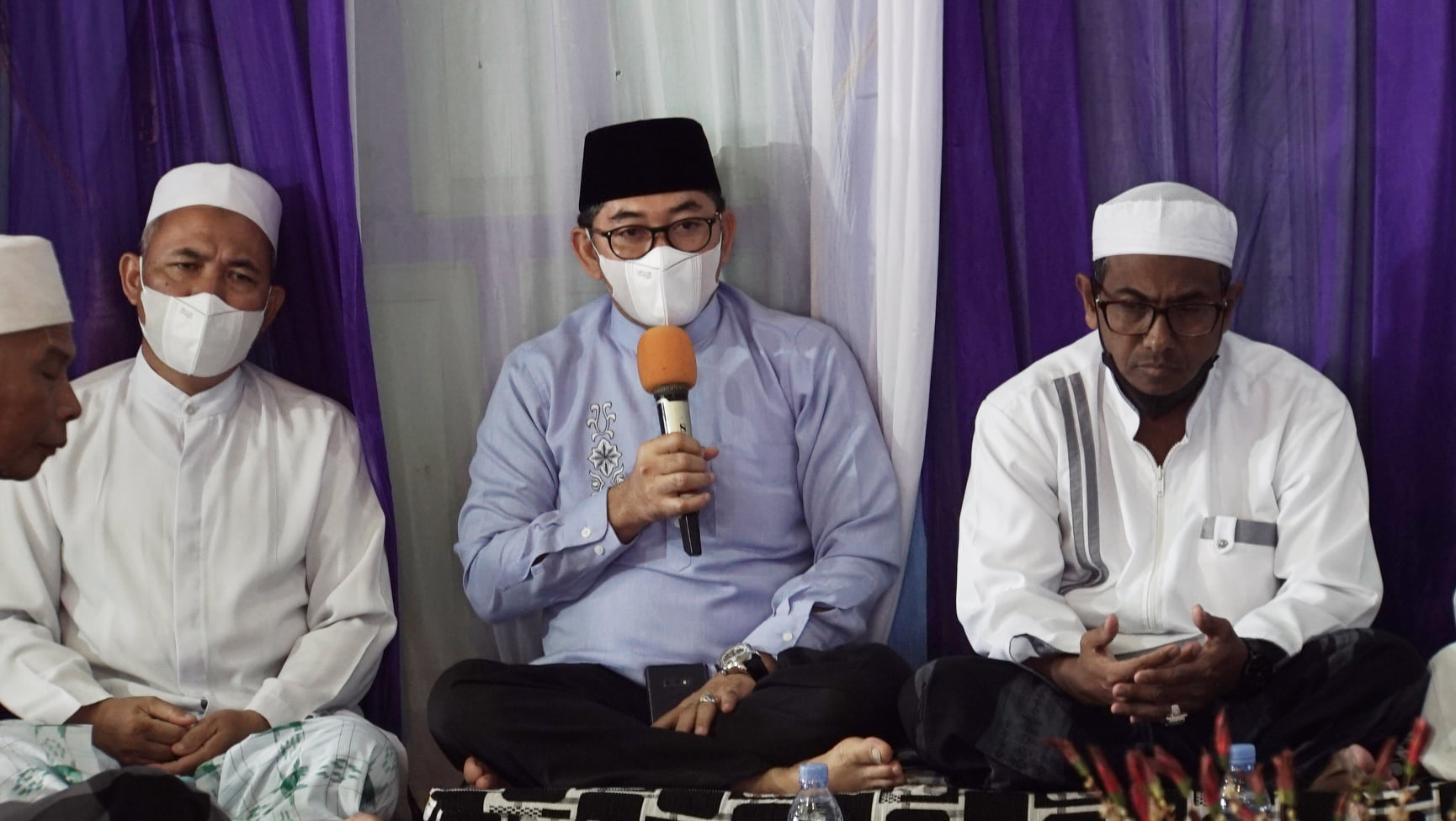 Wakil Bupati Hulu Sungai Selatan menghadiri Peringatan Haul Ke-23 pendiri Ponpes Al Muradiyah Pandak Daun KH. Muhammad Yuseran bin Haji Syakerani