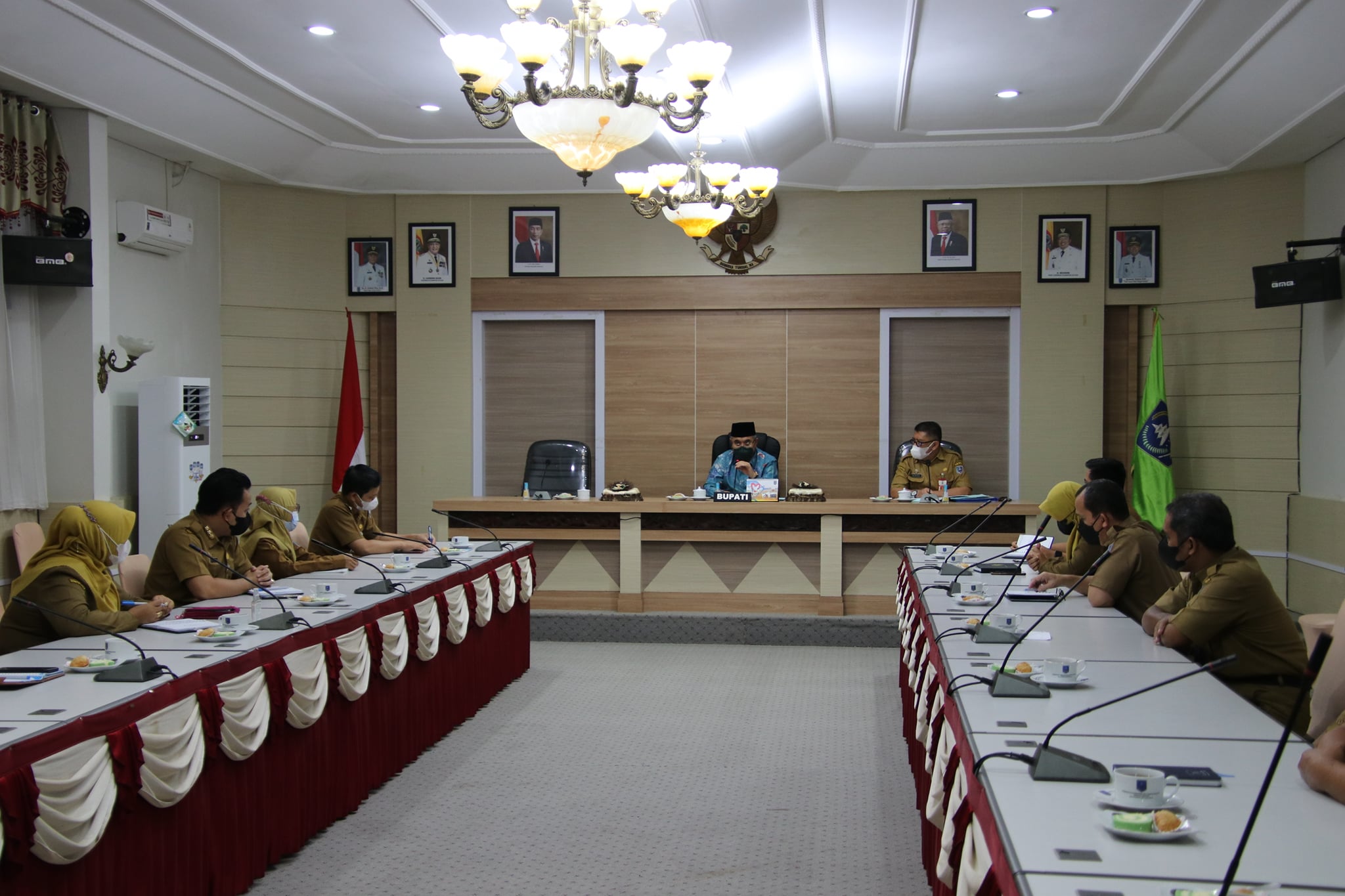 Bupati HSS Berikan Arahan Kepada calon Jabatan Pimpinan Tinggi Pratama HSS