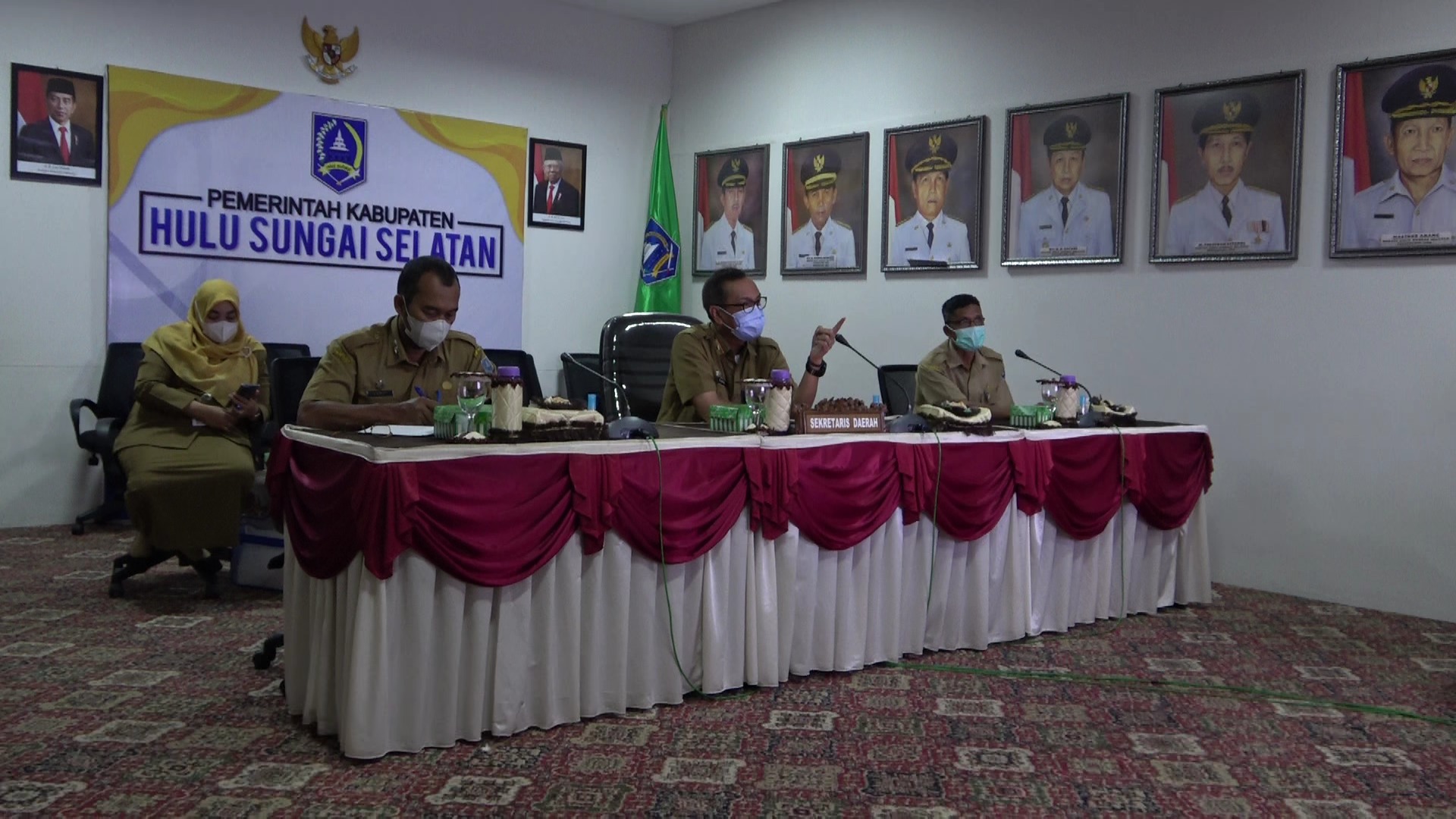 Sekda HSS Ikuti Rakor Teknis Pelaporan Penyelenggaraan Pemerintah Daerah Bersama Dirjen Otonomi Daerah Kemendagri