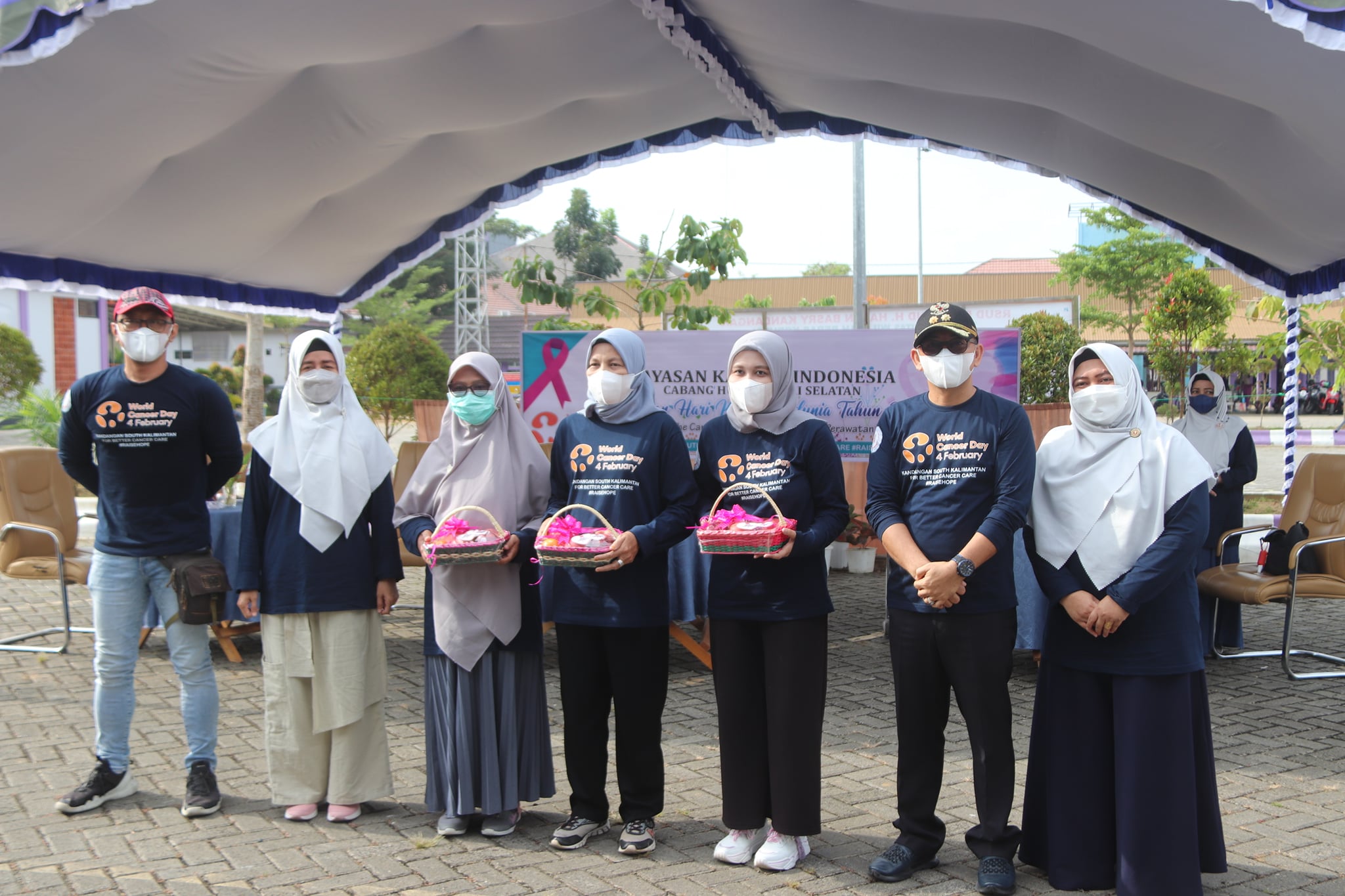 WABUP BERSAMA YKI CABANG KAB. HSS PERINGATI HARI KANKER SEDUNIA “CLOSE THE CARE GAP”