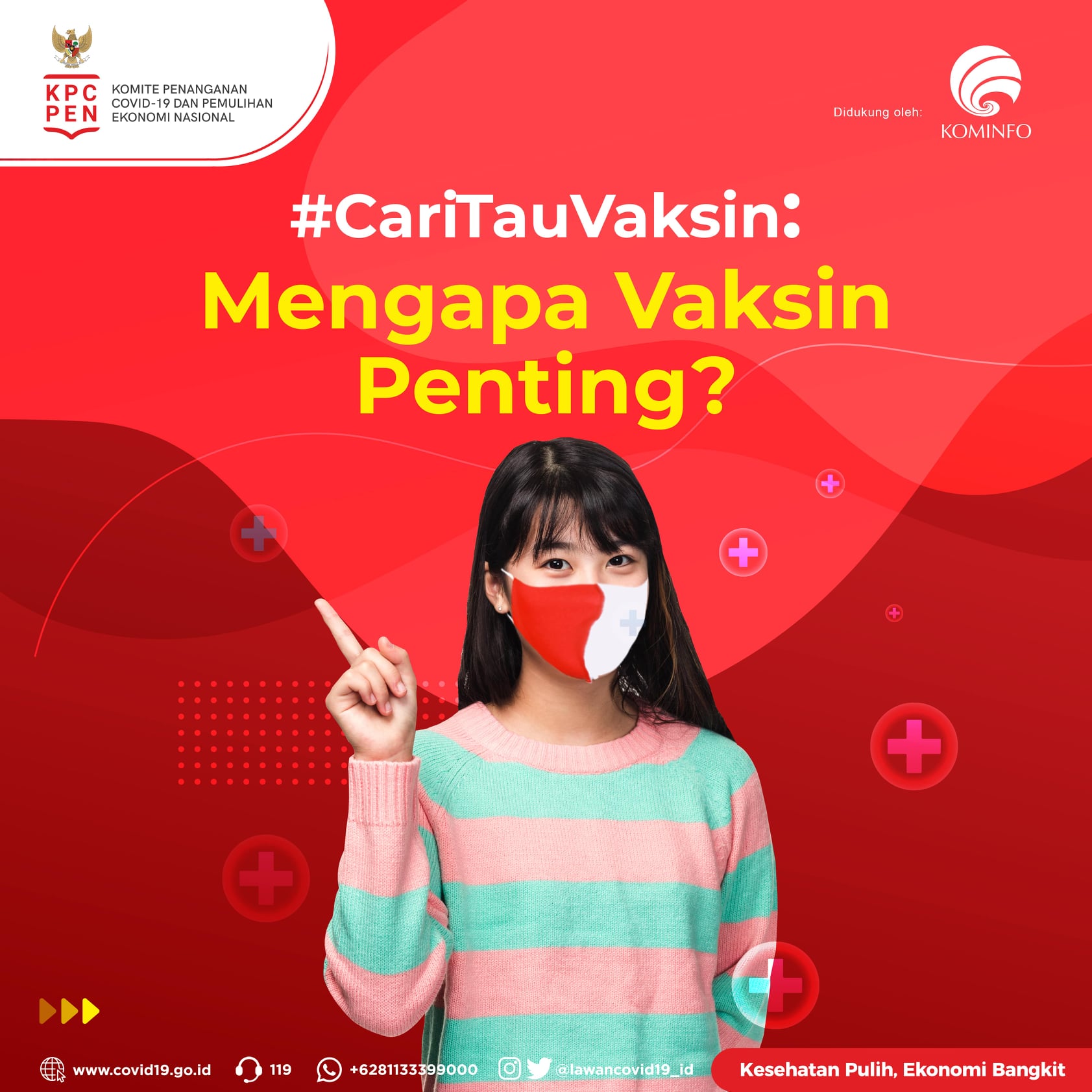 Yuk kita vaksin!!! Vaksin Covid-19 aman dan halal…