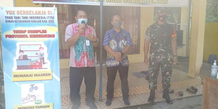 Pemerintah Kabupaten Hulu Sungai Selatan melalui Dinas Ketahanan Pangan menggelar Gelar Pangan Murah dan Bazar Toko Tani Indonesia (TTI) di 11 Kecamatan secara bergiliran