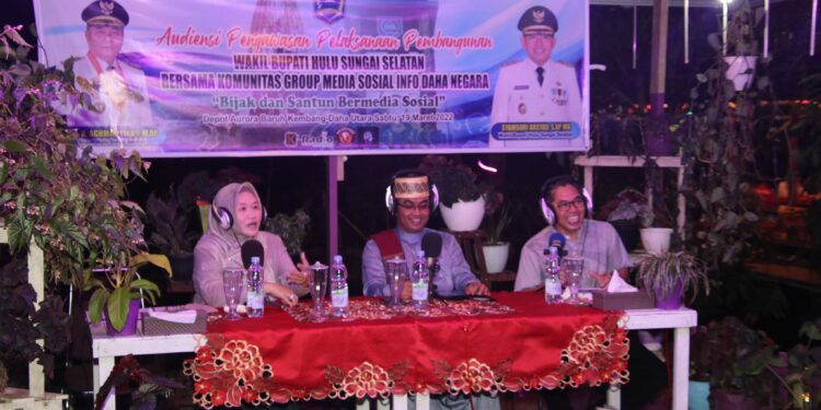 CEGAH UJARAN KEBENCIAN DAN BERITA BOHONG, PEMKAB HSS GELAR AUDIENSI PENGAWASAN PELAKSANAAN PEMBANGUNAN