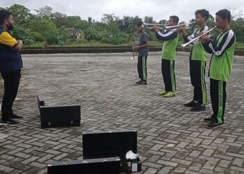 DISPORAPAR GELAR SELEKSI DRUM BAND SE KAB. HSS