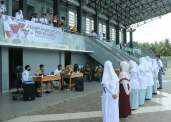 DISPORAPAR GELAR SELEKSI PADUAN SUARA SE KAB. HSS