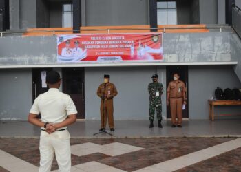 DISPORAPAR HSS GELAR PEMBUKAAN SELEKSI PASKIBRAKA TAHUN 2022
