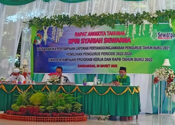 KPRI Syariah Sewarga Kandangan Gelar RAT Tahun Buku 2021