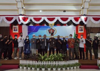 Pelantikan Pengurus PWI Kab. HSS Periode 2022-2025
