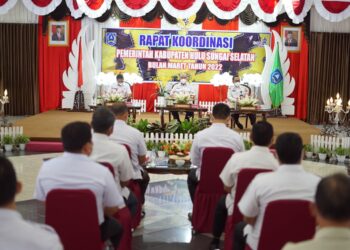 Rakor Bulanan Pemkab HSS