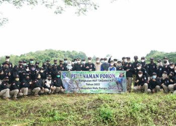 TAGANA KABUPATEN HSS SELENGGARAKAN RANGKAIAN KEGIATAN MENJELANG HARI ULANG TAHUN TAGANA KE-18