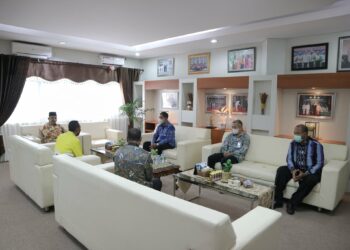 TERIMA KUNJUNGAN ISORI KAB. HSS, BUPATI SIAP LANTIK KEPENGURUSAN MASA BAKTI 2021-2025