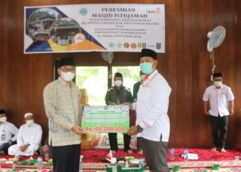 WABUP : PEMKAB HSS APRESIASI  MUHAMMADIYAH YANG TELAH BANGUN MASJID DI KAMAWAKAN