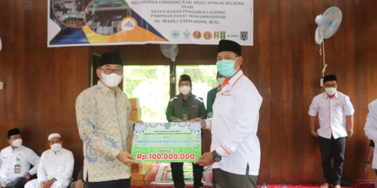 WABUP : PEMKAB HSS APRESIASI  MUHAMMADIYAH YANG TELAH BANGUN MASJID DI KAMAWAKAN