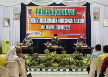 Rakor Bulanan Pemkab HSS