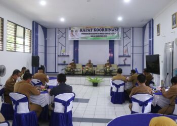 PEMKAB HSS KEMBALI LAKSANAKAN RAPAT KOORDINASI