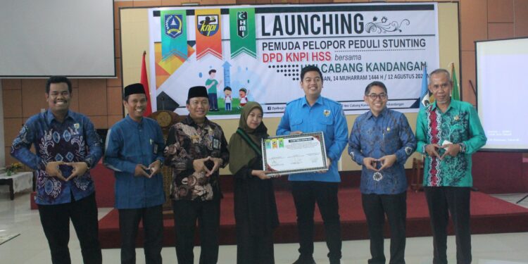 Wabup HSS Launching Pemuda Pelopor Peduli Stunting