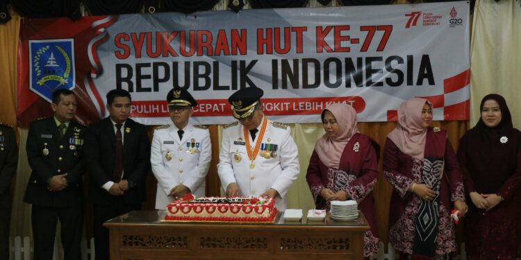 Pemkab HSS Gelar Syukuran HUT RI 77