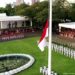 Wabup HSS Mengikuti Upacara Penurunan Bendera Negara Sang Merah Putih Secara Virtual