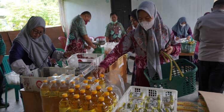 GELAR PANGAN MURAH TTI DI DESA BAKARUNG KECAMATAN ANGKINANG