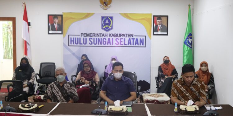 TIM PEMBINA UKS/M KAB. HSS IKUTI TECHNICAL MEETING LOMBA SEKOLAH SEHAT TAHUN 2022
